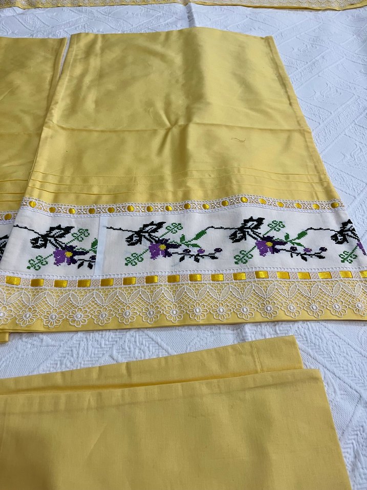 Sarı İşlemeli Nevresim Takımı# - Görsel 3