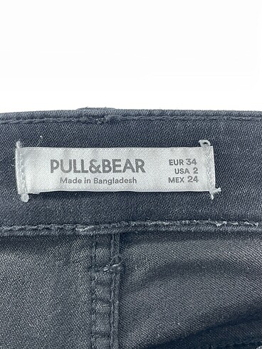 34 Beden siyah Renk Pull and Bear Jean / Kot %70 İndirimli.