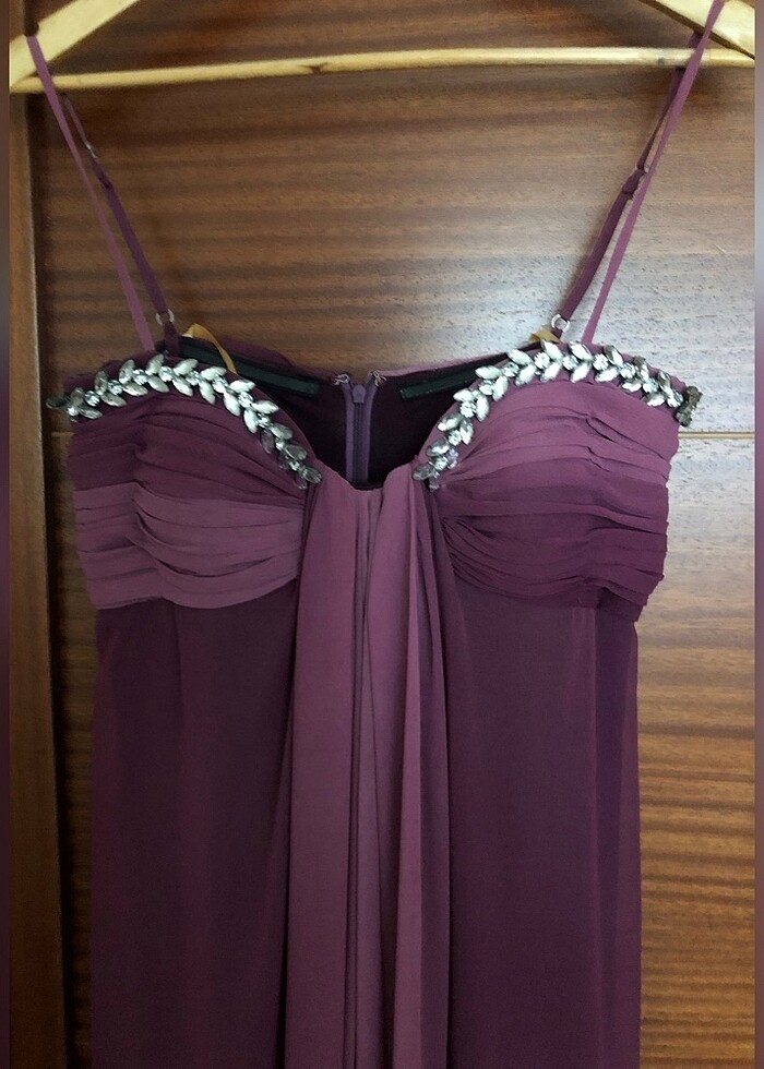 Davet elbisesi lila - Görsel 2