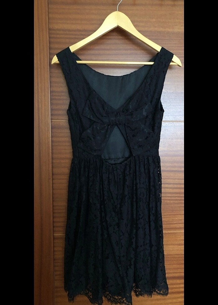 Dantel mini elbise ( sırt detay ) - Görsel 2