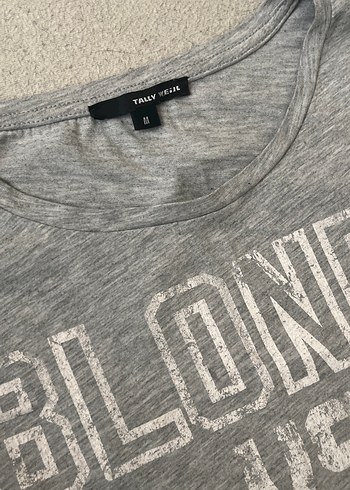 Tally Weijl Baskılı oversize crop tişört