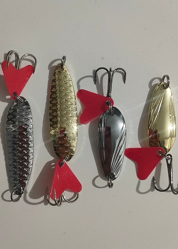 Renkli Metal Balıkçılık Kaşıkları Seti - Görsel 2