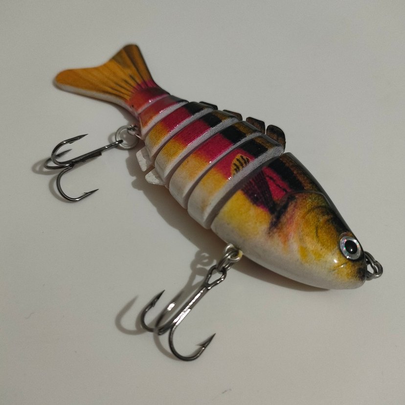 Renkli Çok Eklemli Maket Balık - Görsel 2