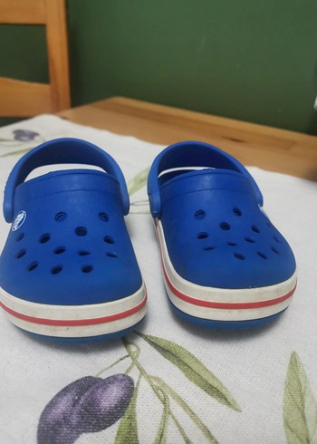 Crocs Erkek Çocuk Mavi Terlik Velcro