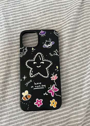 Diğer Sevimli Yildizli Siyah 13 Telefon Kilifi