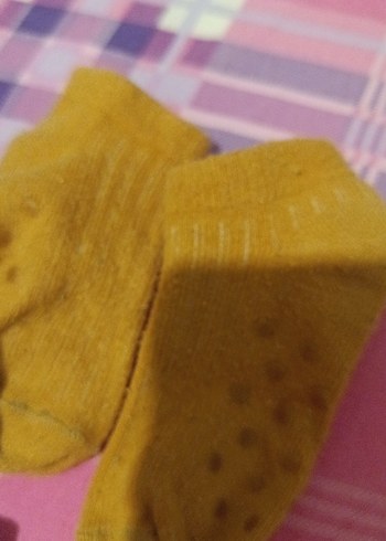 erkek Çocuk Yeşil Peluş Çorap - Görsel 5