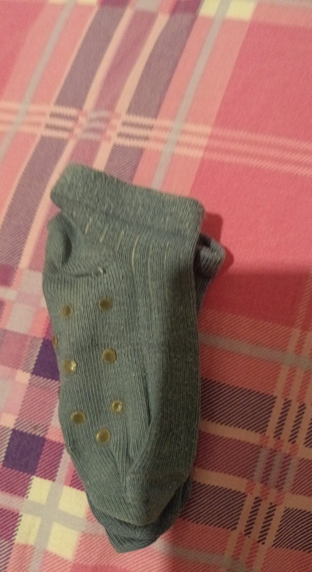 erkek Çocuk Yeşil Peluş Çorap - Görsel 2