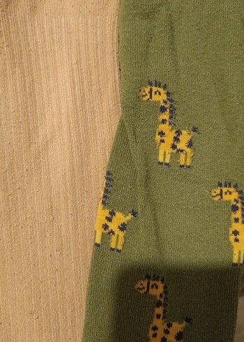 Çocuk için Sıcak ve Desenli Tayt - Görsel 2