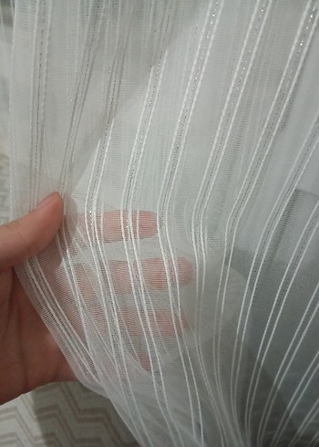 Beyaz Düz Tül Perde - Görsel 8