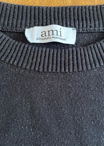 Ami Erkek Siyah Çizgili Triko Kazak - Görsel 5