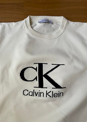 Calvin Klein Beyaz Kısa Kollu Tshirt - Görsel 2