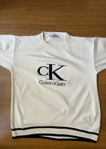 Calvin Klein Beyaz Kısa Kollu Tshirt - Görsel 4