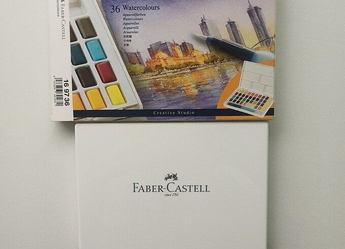 Faber Castell 36'li profesyonel tablet sulu boya