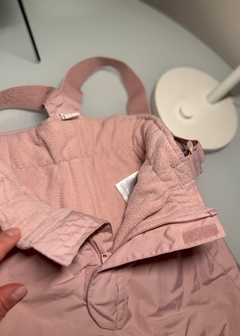 Kızlar için Pembe Askılı Bol Kesim Tulum - Görsel 4