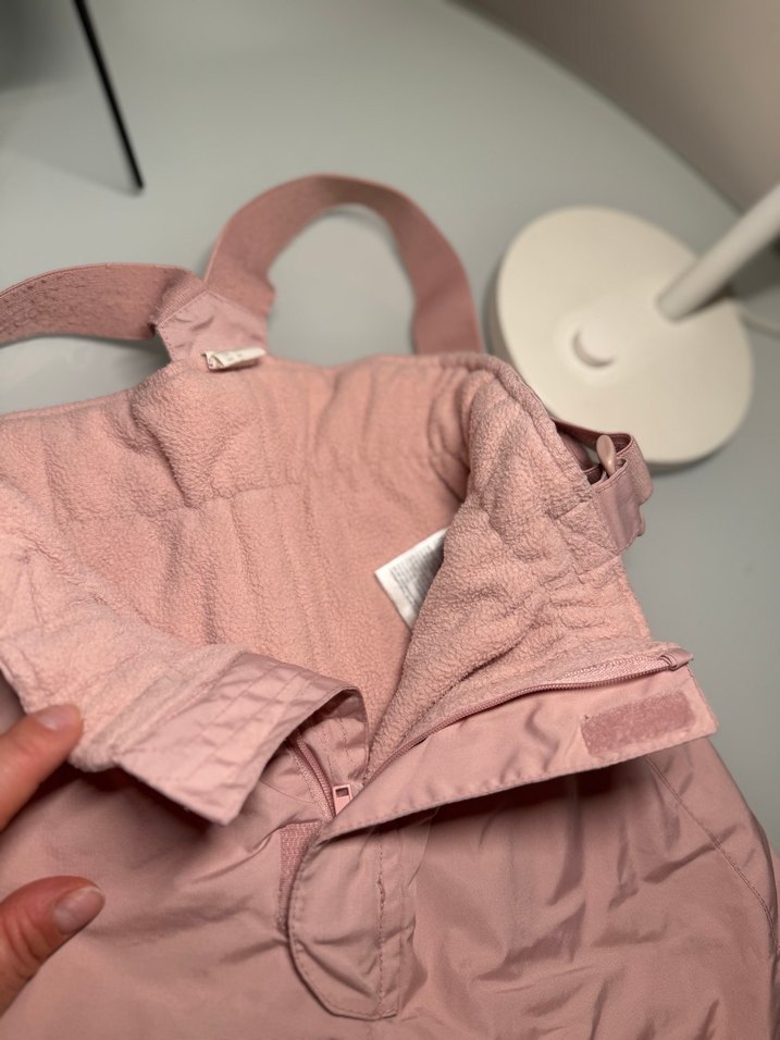 Kızlar için Pembe Askılı Bol Kesim Tulum - Görsel 4