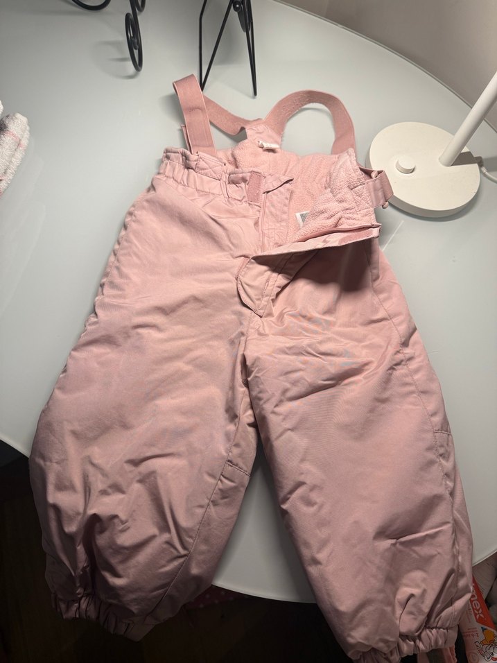 Kızlar için Pembe Askılı Bol Kesim Tulum - Görsel 3