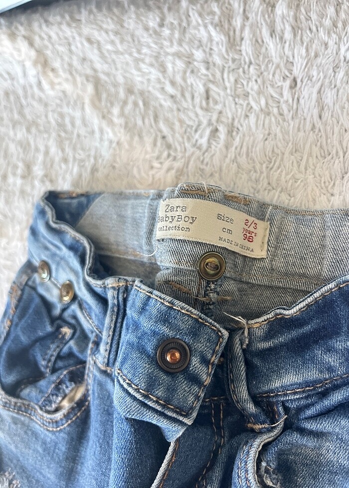 Zara baby boy kot pantolon 2-3 yaş - Görsel 2