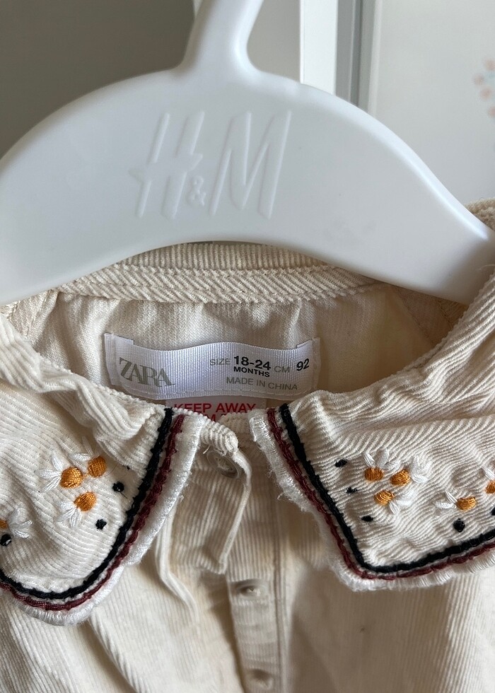 Zara kız çocuk bluz 2 yaş - Görsel 2