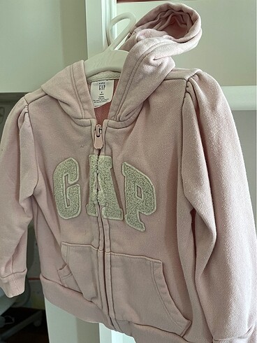 GAP kız çocuk kapuşonlu sweatshirt 2 yaş - Görsel 2