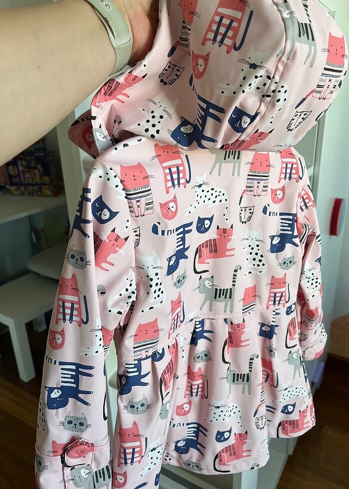 Kız çocuk yağmurluk 2-3 yaş - Görsel 2