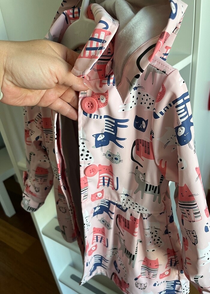 Kız çocuk yağmurluk 2-3 yaş - Görsel 4