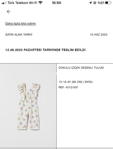 Zara kız bebek tulum