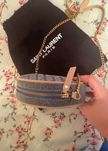 Beden gri Renk Gri Yuvarlak Kadın Çanta - Saint Laurent