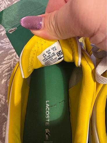 39 Beden Lacoste ayakkabi