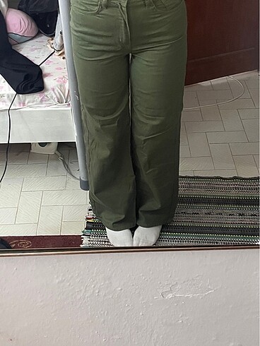 s Beden Yesil Kot Pantolon