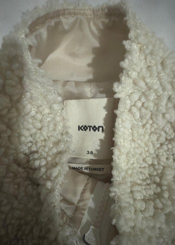 Gri Kadın Mini Peluş Ceket - Görsel 3