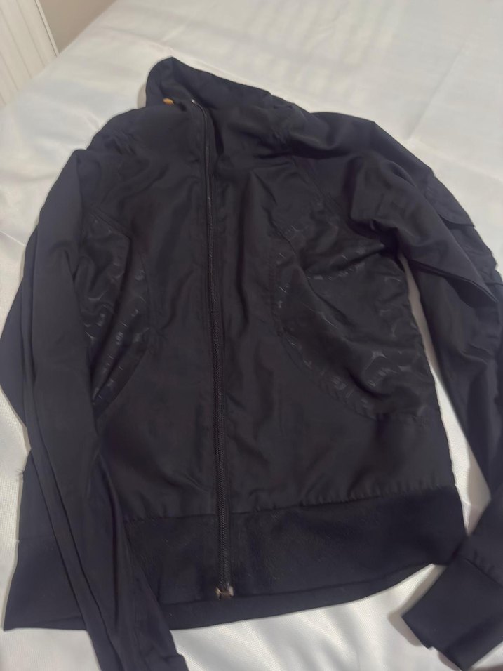 Kadın Siyah Fermuarlı Yüksek Yaka Ceket - Görsel 2