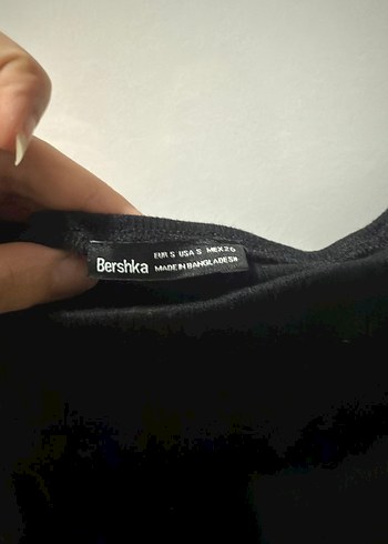 Siyah Drapeli Midi Kadın Elbise - Görsel 2