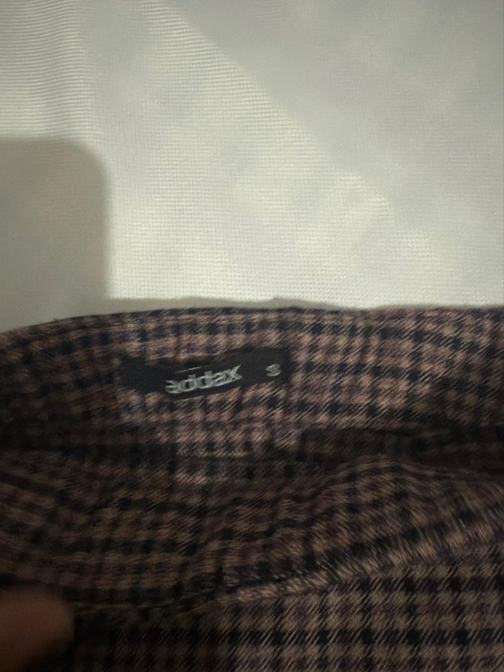 Kahverengi Pilili Mini Etek - Görsel 2