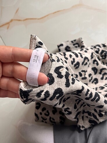 Zara Zara leopar desenli elbise