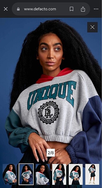 Defacto Kısa Sweatshirt