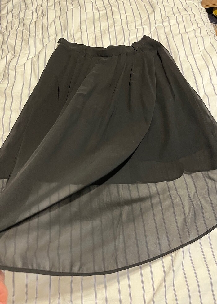 Rodi mood siyah tül etek - Görsel 2