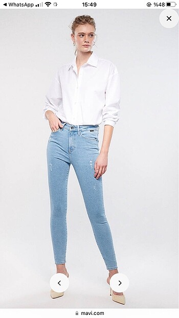 Mavi Jeans Yüksek bel kot pantolon