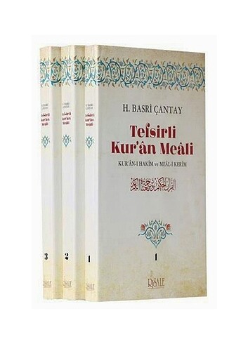 Hasan Basri Çantay 3 Cilt Tefsirli Kuran Meali