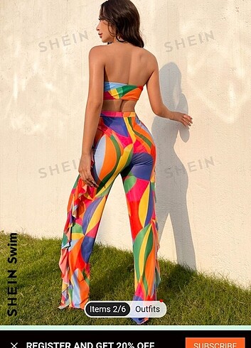 Sheinside BİKİNİ TAKIM VE PLAJ PANTOLONU