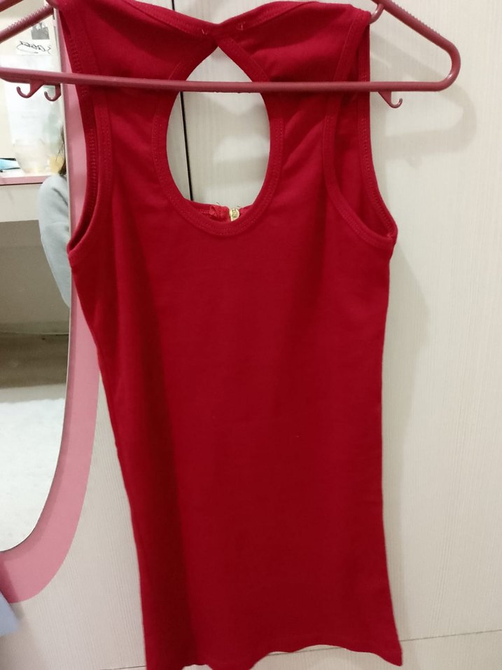 bordo Fermuarlı Yüksek Yakalı Kadın Atlet - Görsel 2