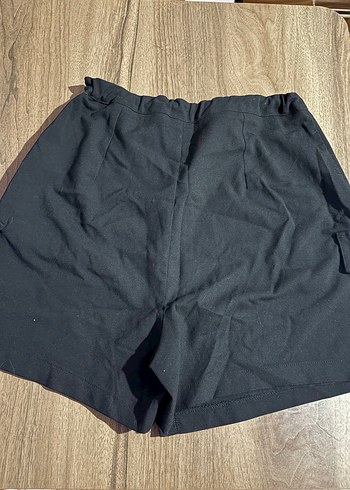 Kadın Siyah Mini şort Etek - Görsel 3