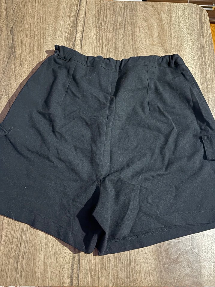 Kadın Siyah Mini şort Etek - Görsel 3