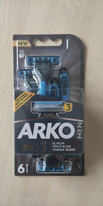 Arko men pro 3 tıraş bıçağı 6 lı - Görsel 2