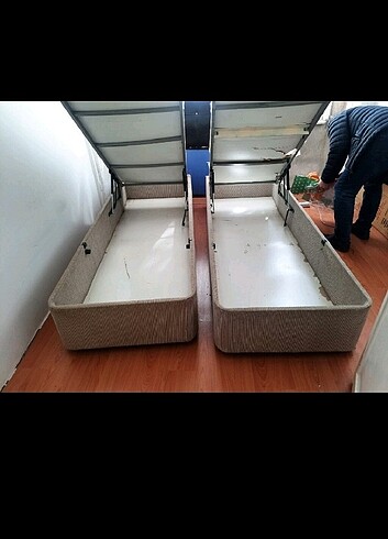 Diğer Çift kişilik baza başlık ve yatak