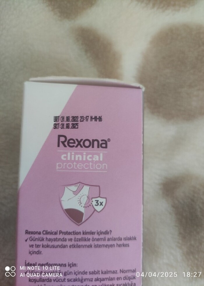 Rexona clinical deodorant - Görsel 2
