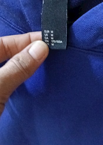 Mavi Baskılı Tişört, Kısa Kollu, Salaş - Görsel 3