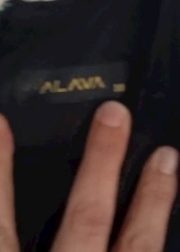 Uzun Mor Gotik Nakışlı Kadın abiye Elbisesi - Görsel 3