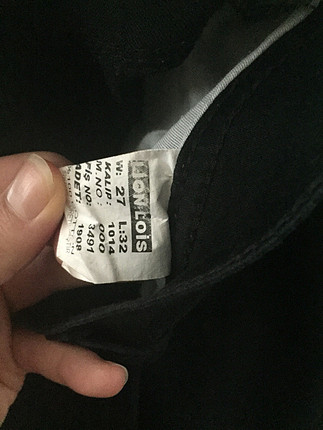 27 Beden Siyah likralı pantolon