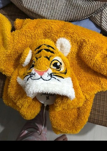 Sarı Leopar Desenli Bebek Tulumu - Görsel 2