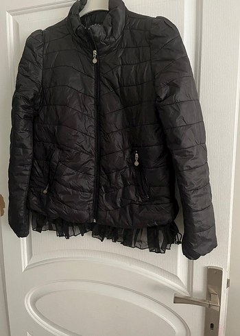 Siyah Mini Goth Kadın Mont - Görsel 2